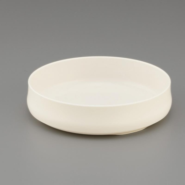 Inomata / Тарелка для СВЧ 450мл глуб. детская БЕЛЫЙ (100579)