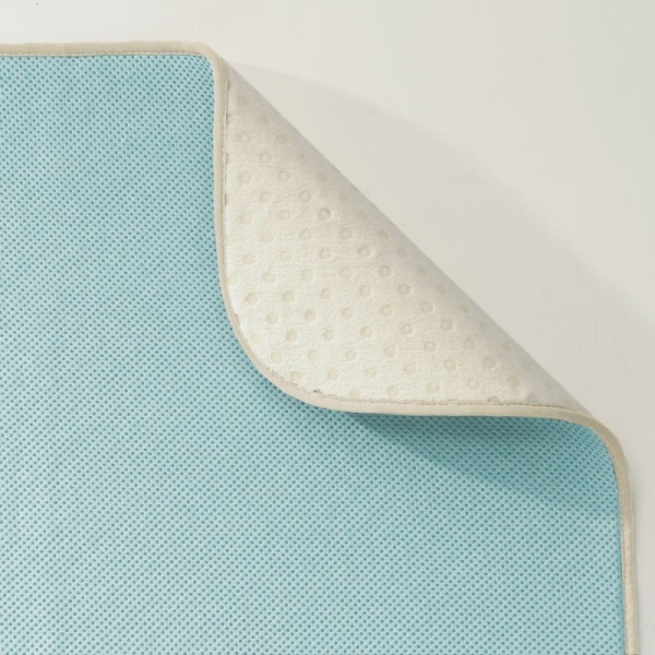 InterDesign / Коврик влаговпитывающий для ванной комнаты 61х46 см голубой (100176)