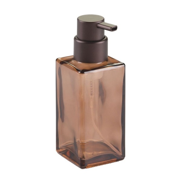 InterDesign / Диспенсер для жидкого мыла касилья стекло/бронза 7.75х7х19 см (100143)