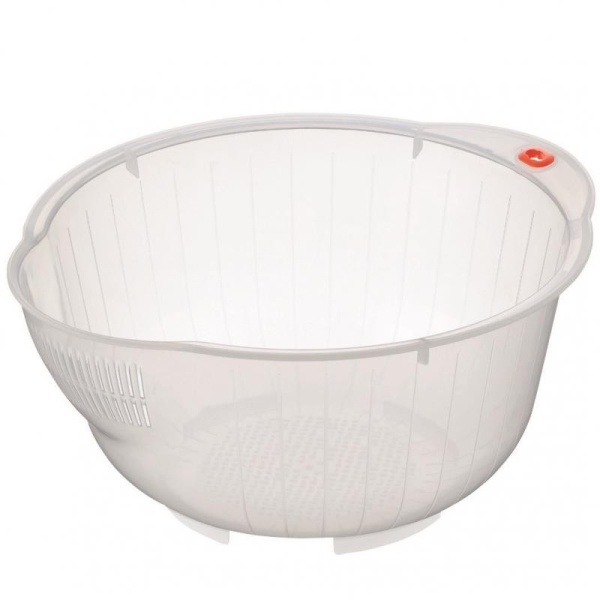 Inomata / Дуршлаг Д25см мелкая сетка ПРОЗРАЧНЫЙ (100319)