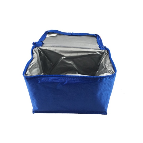 DECOR / Термосумка для ланч-бокса складная нейлоновая 22х15х14.5см, синий (101098)